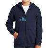 Youth Heavy Blend Full Zip Hooded Sweatshirt Thumbnail
