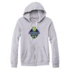 Adult Triblend Full-Zip Fleece Hooded Sweatshirt Thumbnail