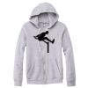 Adult Triblend Full-Zip Fleece Hooded Sweatshirt Thumbnail