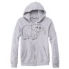 Adult Triblend Full-Zip Fleece Hooded Sweatshirt Thumbnail
