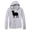Adult Triblend Full-Zip Fleece Hooded Sweatshirt Thumbnail