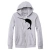 Adult Triblend Full-Zip Fleece Hooded Sweatshirt Thumbnail