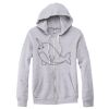 Adult Triblend Full-Zip Fleece Hooded Sweatshirt Thumbnail