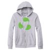 Adult Triblend Full-Zip Fleece Hooded Sweatshirt Thumbnail