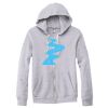 Adult Triblend Full-Zip Fleece Hooded Sweatshirt Thumbnail