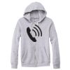 Adult Triblend Full-Zip Fleece Hooded Sweatshirt Thumbnail