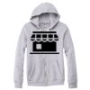 Adult Triblend Full-Zip Fleece Hooded Sweatshirt Thumbnail