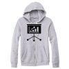 Adult Triblend Full-Zip Fleece Hooded Sweatshirt Thumbnail