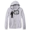 Adult Triblend Full-Zip Fleece Hooded Sweatshirt Thumbnail