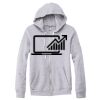 Adult Triblend Full-Zip Fleece Hooded Sweatshirt Thumbnail