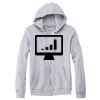Adult Triblend Full-Zip Fleece Hooded Sweatshirt Thumbnail