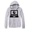 Adult Triblend Full-Zip Fleece Hooded Sweatshirt Thumbnail