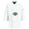 Eight Pearl Button Chef Coat with Thermometer Pocket Thumbnail