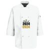 Eight Pearl Button Chef Coat with Thermometer Pocket Thumbnail