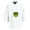 Eight Pearl Button Chef Coat with Thermometer Pocket Thumbnail