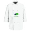Eight Pearl Button Chef Coat with Thermometer Pocket Thumbnail