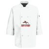 Eight Pearl Button Chef Coat with Thermometer Pocket Thumbnail