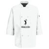 Eight Pearl Button Chef Coat with Thermometer Pocket Thumbnail