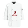 Eight Pearl Button Chef Coat with Thermometer Pocket Thumbnail
