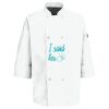 Eight Pearl Button Chef Coat with Thermometer Pocket Thumbnail