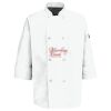 Eight Pearl Button Chef Coat with Thermometer Pocket Thumbnail