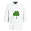 Eight Pearl Button Chef Coat with Thermometer Pocket Thumbnail
